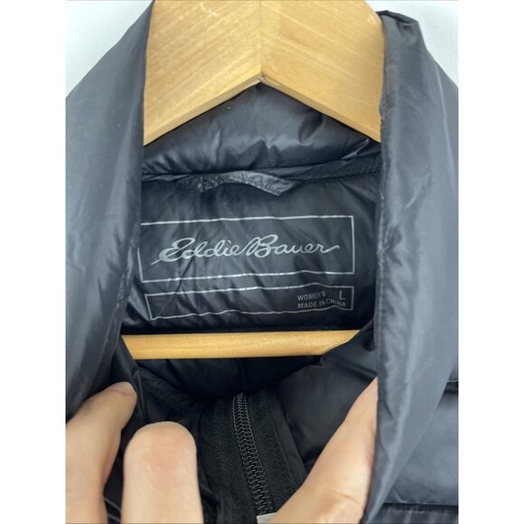 Eddie Bauer EB650 Goosedown Quilted Puffer Vest Womens Size Large - Picture 4 of 11
